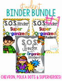 Student Binder BUNDLE #1! [THREE different S.O.S. Binders!]