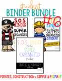 Student Binder BUNDLE #6! [THREE different S.O.S. Binders!]