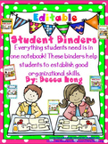 Student Binder Covers - Editable