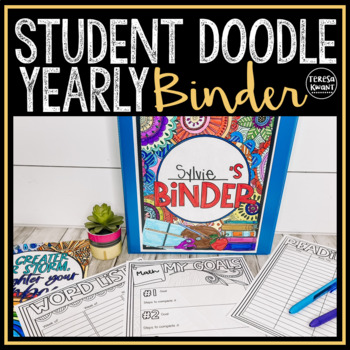 Preview of Student Binder | Student Planner 2023-2024 Calendar 