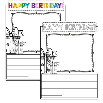 Class Birthday Gift | Birthday Book by Teaching with a Point | TpT
