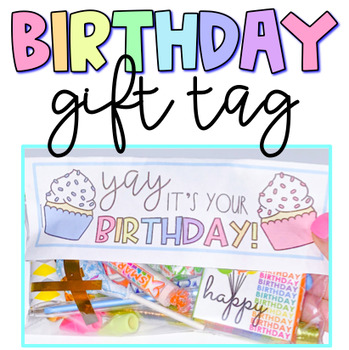 Student Birthday Gifts with a FREE Download - Appletastic Learning