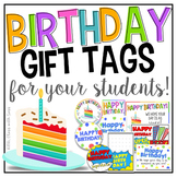 Student Birthday Gift Tags