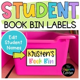 Student Book Bin Labels