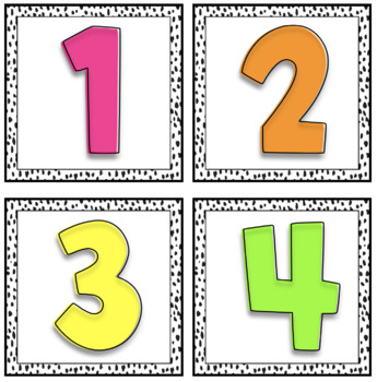 Preview of Student Book Box Number Labels 1-24