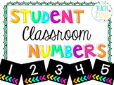 Classroom Numbers - Cards 1-32