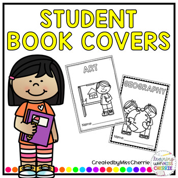Preview of Student Book Covers EDITABLE #austeacherbfr