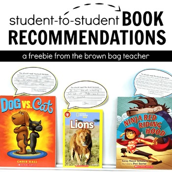 Preview of Student Book Reviews & Recommendations
