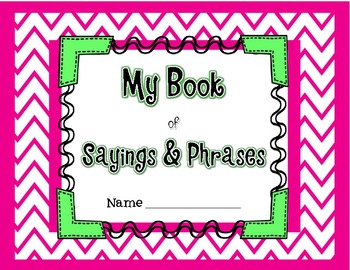 Preview of Student Book of Idioms, Sayings and Phrases