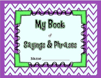 Preview of Student Book of Sayings and Phrases (Core Knowledge Third Grade)