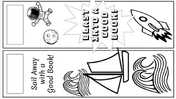 Preview of Student Bookmarks (Can be colored/ decorated!)