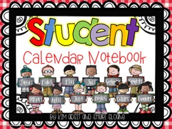 Preview of Student Calendar Notebook