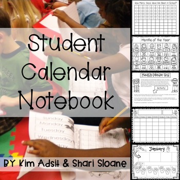 Preview of Calendar: Student Calendar Notebook