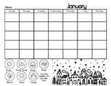 Student Calendar for Morning Work (Sept 2023- June 2024)