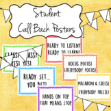 Student Call Back Posters