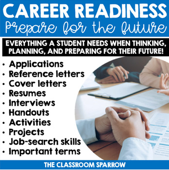 Preview of Career Exploration Activities BUNDLE (resume, cover letter, job interview, etc.)