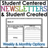 Student Centered And Student Created Class Newsletter