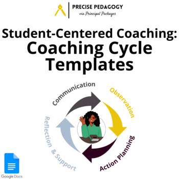 Preview of Student-Centered Coaching: Coaching Cycle Templates