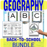 Student-Centered Geography Classroom Icebreaker & Decor: B