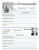 History U.S. - Historical Figures Research Sheets - 1920s 