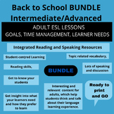 Student Centred, Back to School BUNDLE for Adult ESL Students
