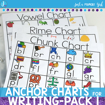 Preview of Student Charts for Writer's Workshop Pack 1