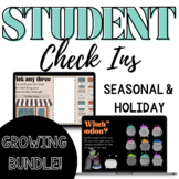 Student Check In Full Year Bundle | Middle & High School S