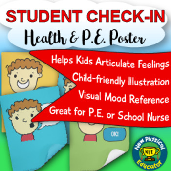 Preview of Student "Touchable" Check-In Assessment Health and Physical Education Poster