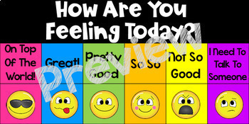 Student Check In | How Are You Feeling Today?-Google Form by Elementary ...