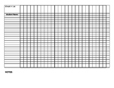 Student Check-In Sheet