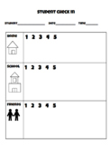 Student Check in Sheet