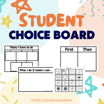 Preview of Student Choice Board