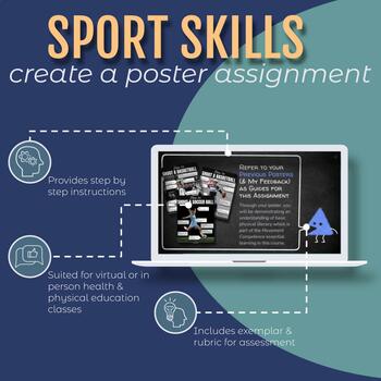 Preview of Student Choice of Sports Skills Poster Assignment