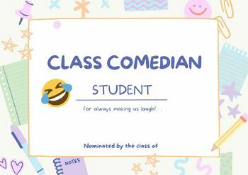 Preview of Student Class Awards | End of Year Nominations