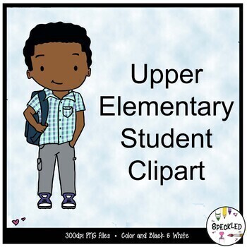 Student Clip Art 34 Piece Elementary School Kid Clipart By The Speckled Sink