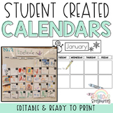 Student Co-Created Calendar Set for Student Created Classr