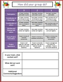 Student Collaboration Group Project Rubric