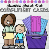 Student Shout Out Compliment Cards