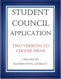 Student Council Application - Two versions