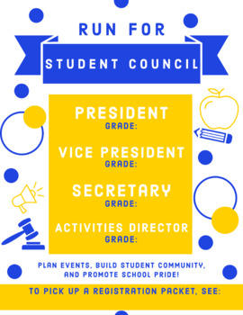 Preview of Student Council Flyer