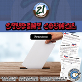 Student Council -- Fraction & Pie Chart - 21st Century Mat