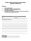 Student Council Homeroom Application