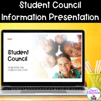 Preview of Student Council Information Powerpoint