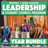 Leadership Student Council Advisor Course Bundle Middle or