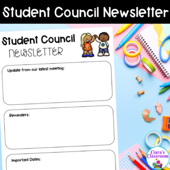 Preview of Student Council Newsletter Template