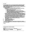 Student Council Permission Form