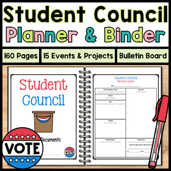 Preview of Student Council Planner & Advisor Binder