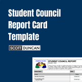 Student Council Report Card