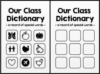 Preview of Class Dictionary