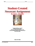Student-Created Newscast Assignment (editable)